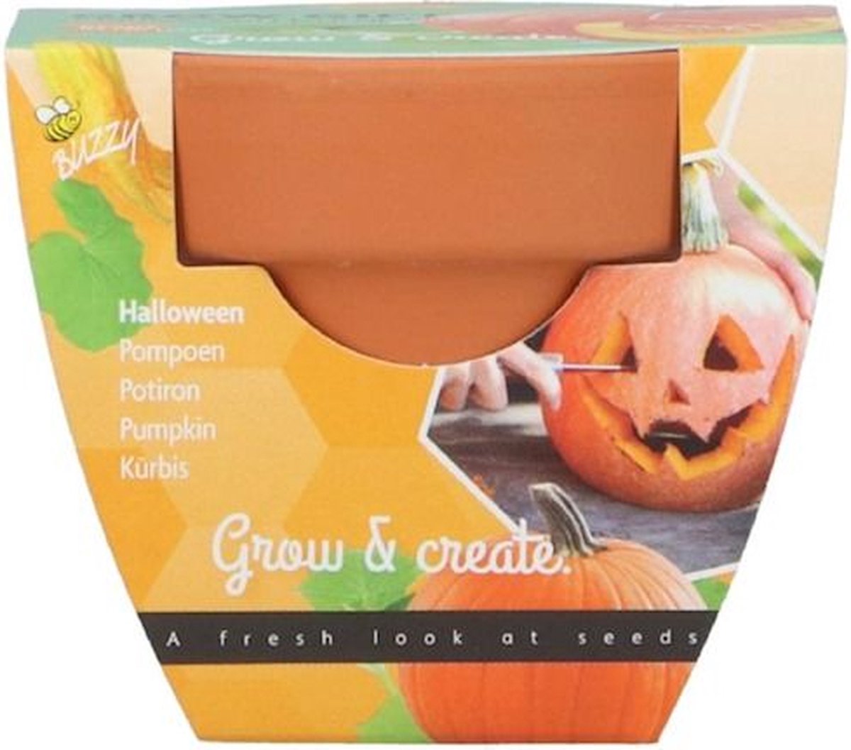 Buzzy - Grow gifts kweekset groeicadeautje pompoen