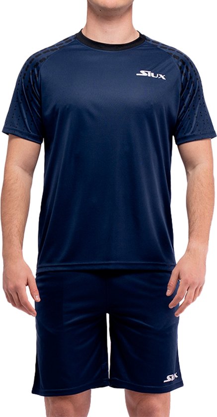 Foto: Siux padel t shirt club blauw maat m