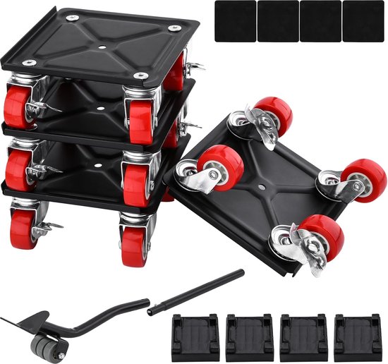 Meubelroller, transportroller, 3000 kg, meubeltransportwielen
