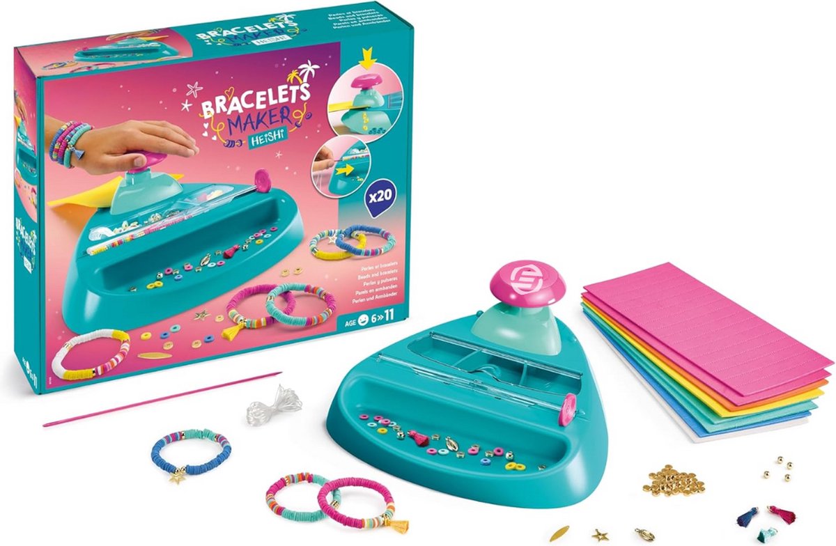 Equivera Armbandjes Maken Set Meisjes - Knutselset Meisjes - Knutselset voor Meisjes - Knutselset Meiden - Sieraden Maken Meisjes - Armbandjes Maken Meisjes - Cadeautip voor uw kind!