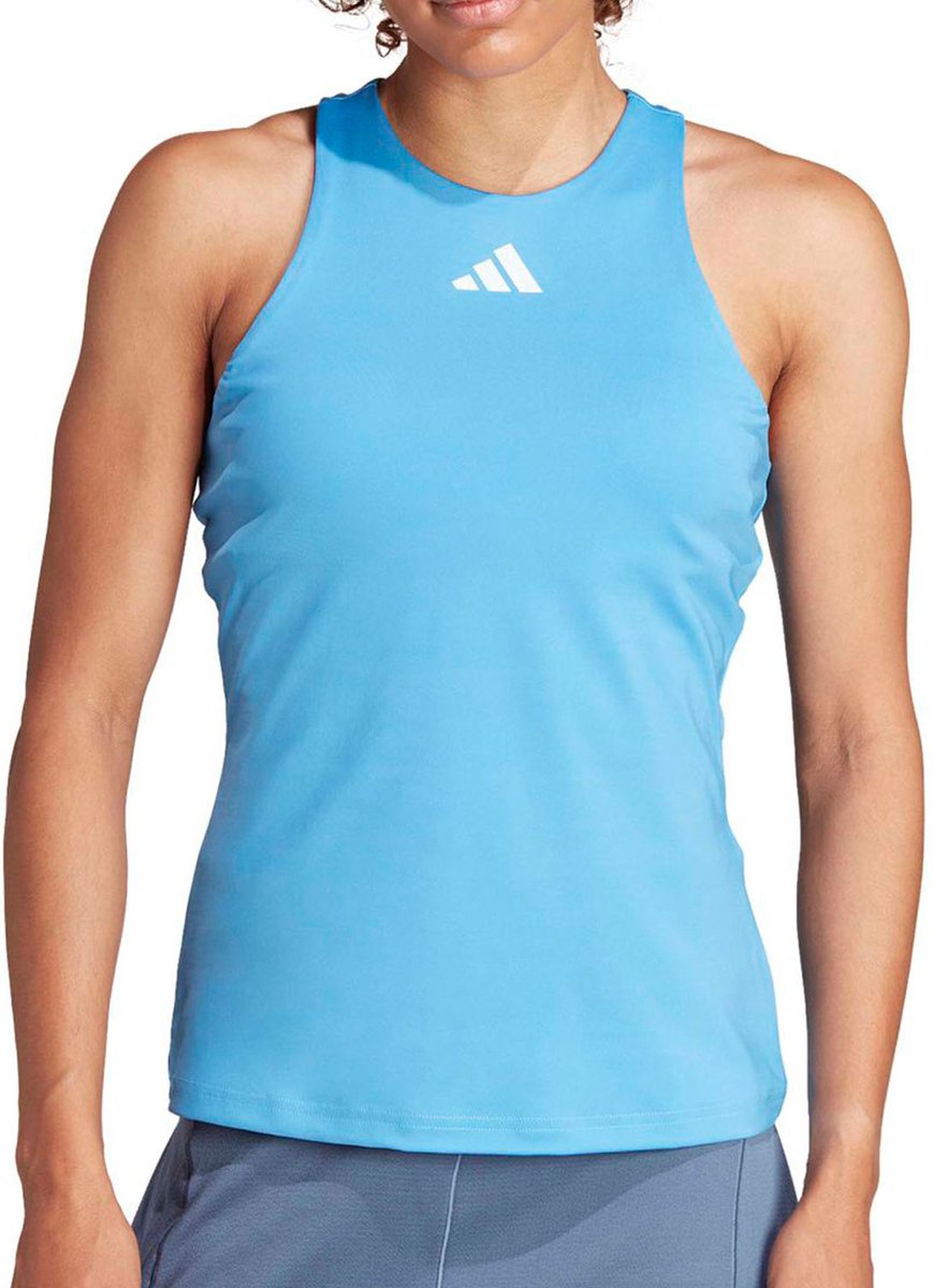 Adidas Y-tank Mouwloos T-shirt Vrouw Blauw