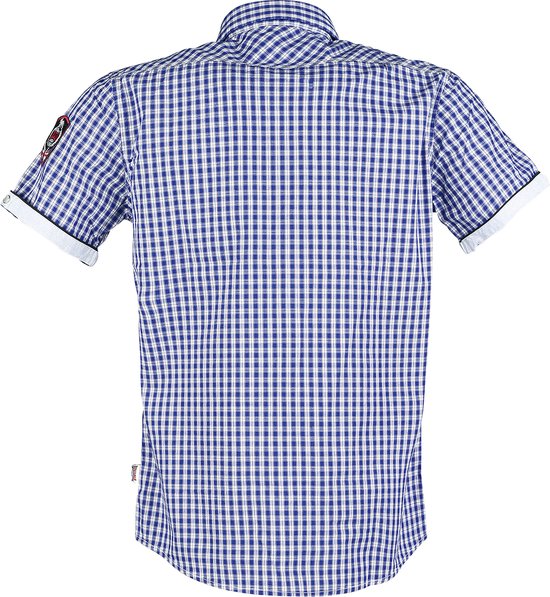 Lonsdale Berny Chemise Manches Courtes Blauw L Homme