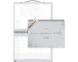 Systemyze Familieplanner Pro - Planner - Weekplanner - Gezinsplanner - Family Planner - Ongedateerd - Grijs
