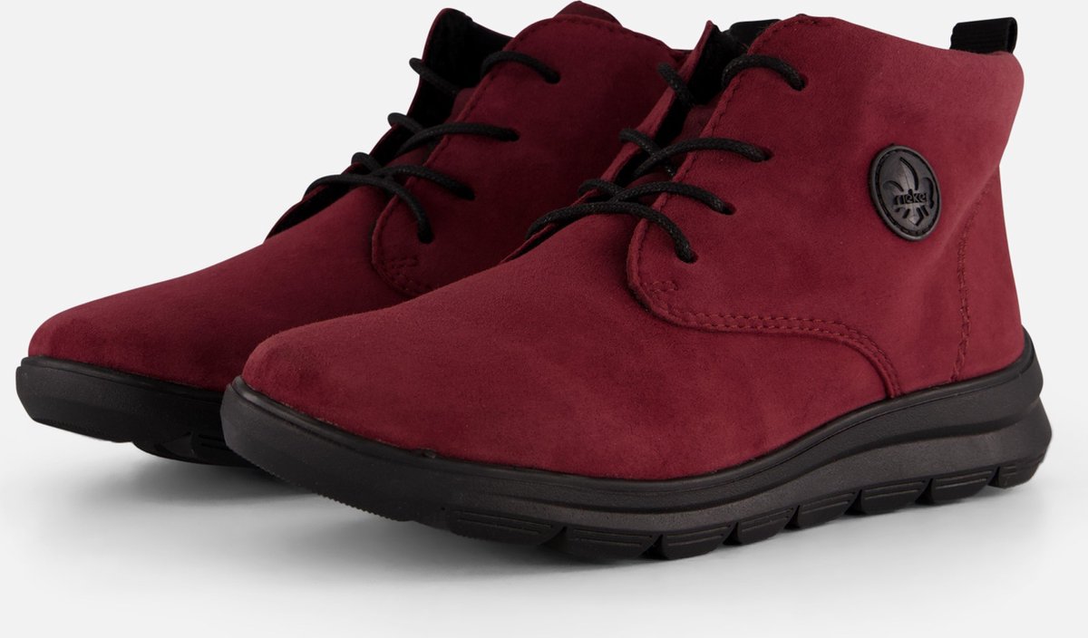 Rieker dames veterboot - Bordo - Maat 43