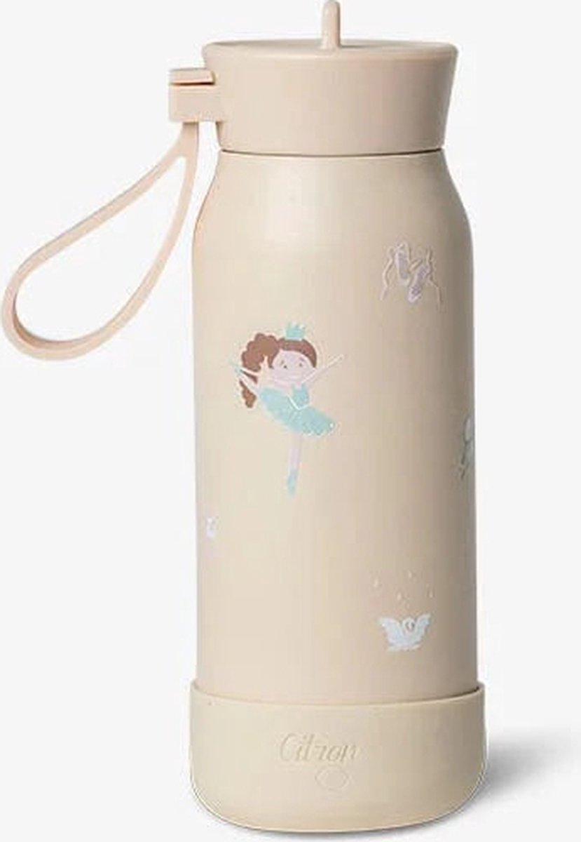 Citron Thermo Drinkfles - 250ml - Ø6xH17cm - Ballerina
