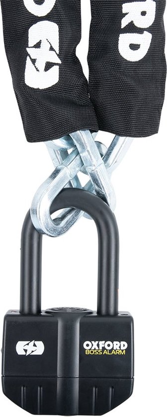 ART-4 Kettingslot met Alarm 2m, 12mm dik – ART4 gekeurd Motorslot, Scooterslot, Fatbike, Schijfremslot