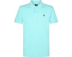 Petrol Industries Heren Polo Shirt - Korte Mouw - Katoen - Herenkleding - Blauw - Maat XL