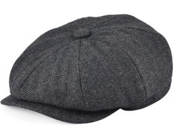 Flat Cap Heren - Petten voor Heren - Herenmode - Heren Kleding - Bakkerspet - Newsboy Pet - Bakersboy Flatcap - One Size - LOUZIR