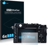 Savvies - Screenprotector voor Fujifilm X20 - Folie Beschermfolie transparant (6 Stuks)