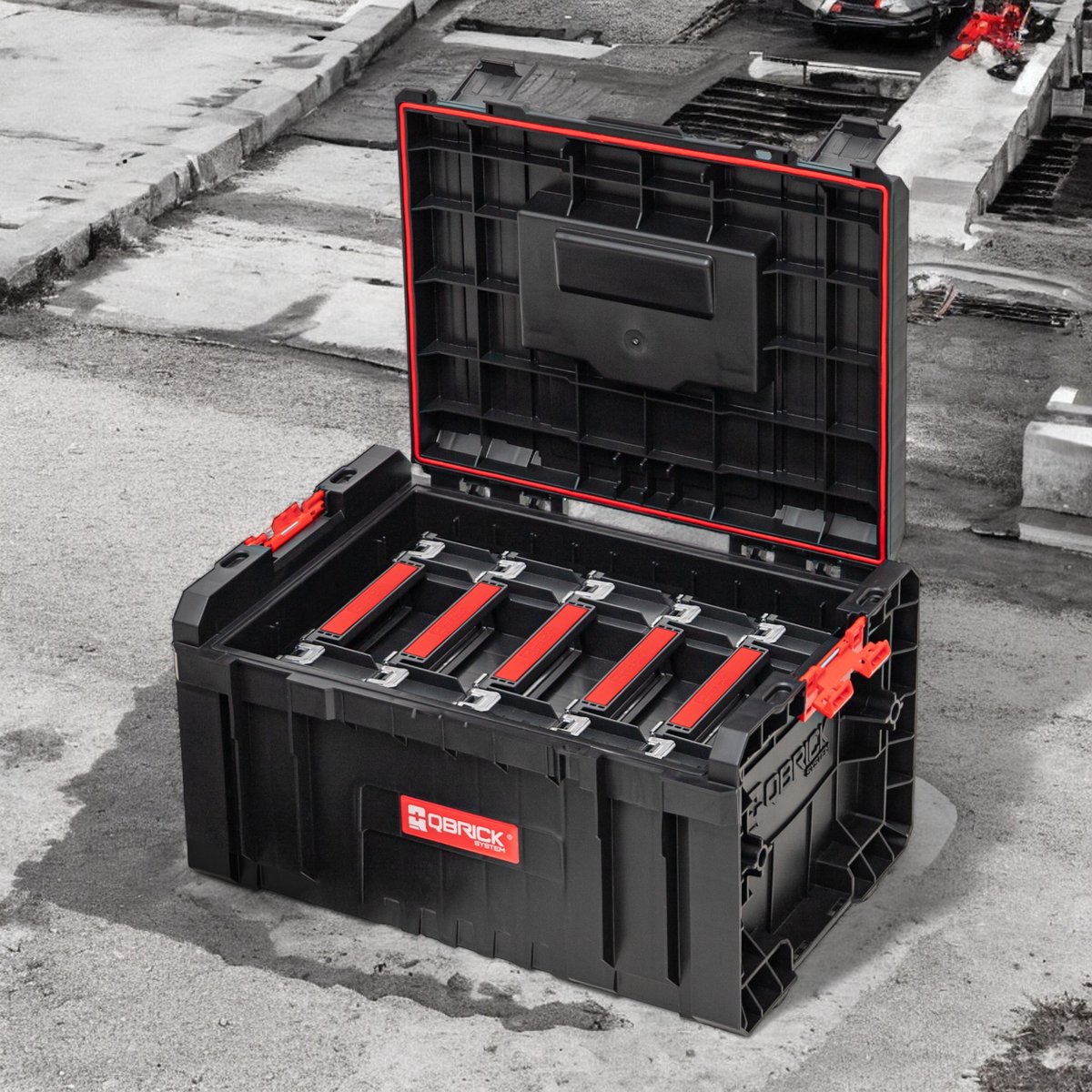 Gereedschapskist Met 5 Organizers Qbrick System PRO 2.0 TOOLBOX 5x Pro Organizer Multi,135763