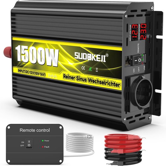 Zuivere Sinus omvormer 12V 230V | Bij