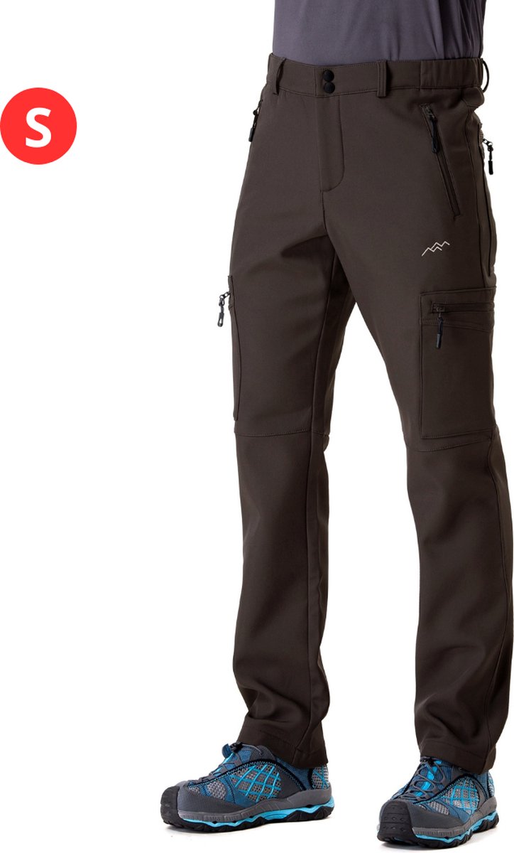 Bovista Skibroek Skipak Snowboard Broek Winterbroek Sneeuwbroek Heren Wintersport Outdoor Koffie Zwart