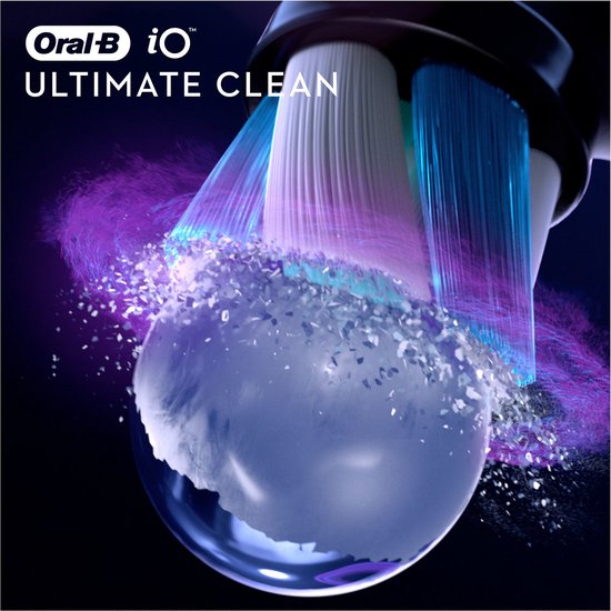 Oral-B iO Ultimate Clean - Opzetborstels - Zwart - 2 Stuks