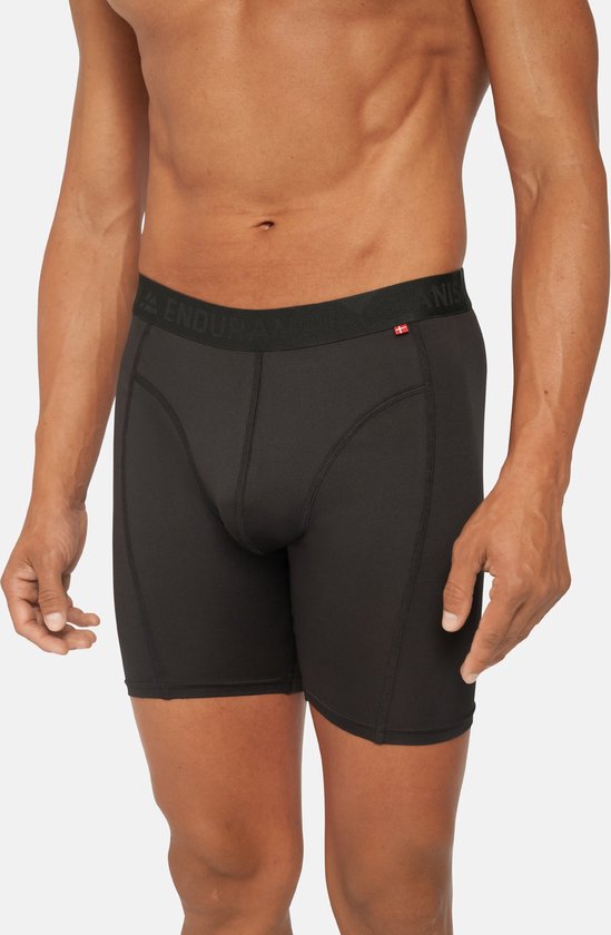 Culottes de sport DANISH ENDURANCE pour homme - Extra longs - Boxers de Sport - Lot de 6 - Zwart - Taille L
