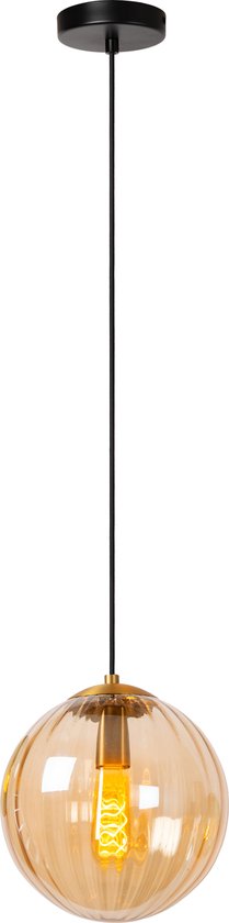 Lucide MONSARAZ Suspension - Ø 25 cm - 1xE27 - Ambre