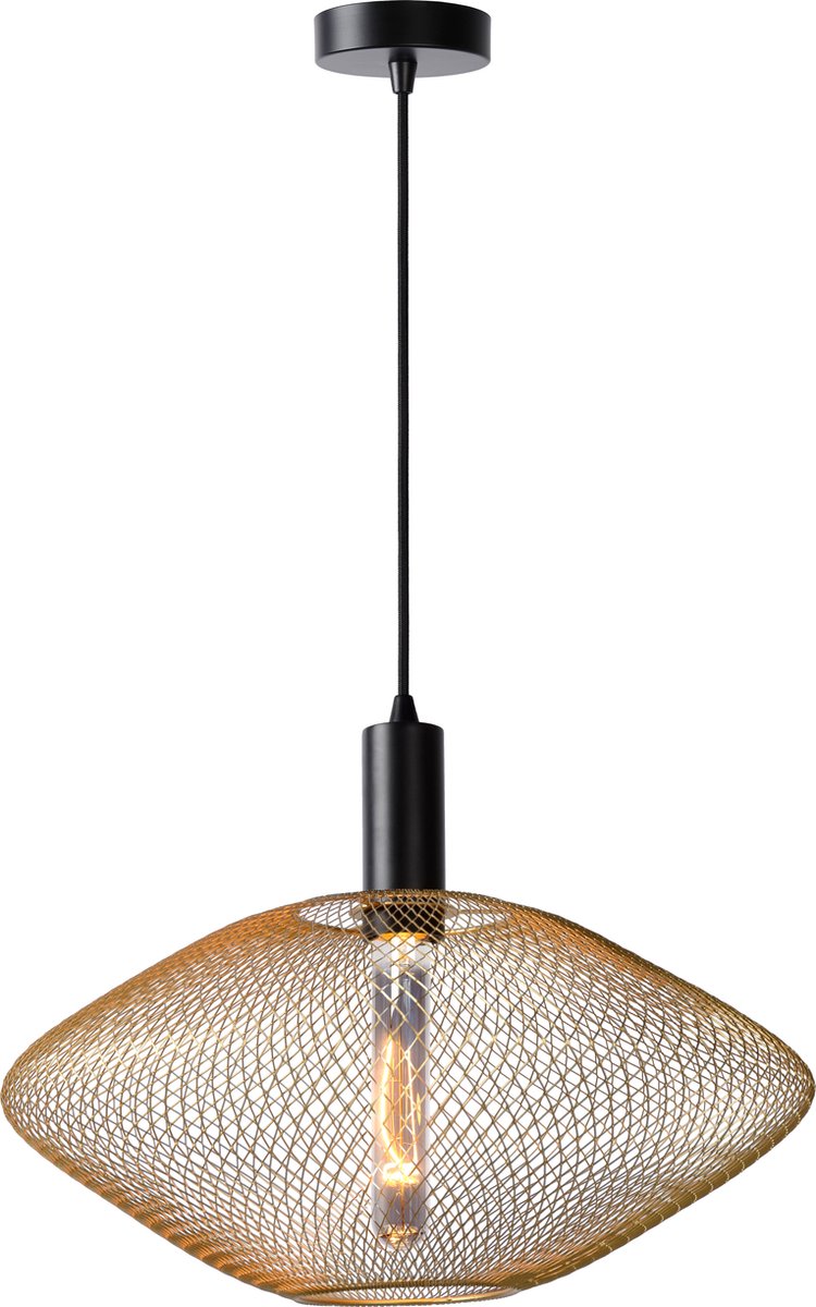 Lucide hanglamp Mesh goud ⌀45cm E27