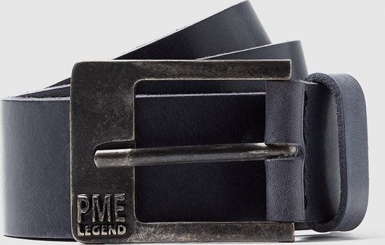 Riem Bleu Foncé - PME Legend - Tour de taille 110cm - Cuir - Ceinture Femme & Homme Solide
