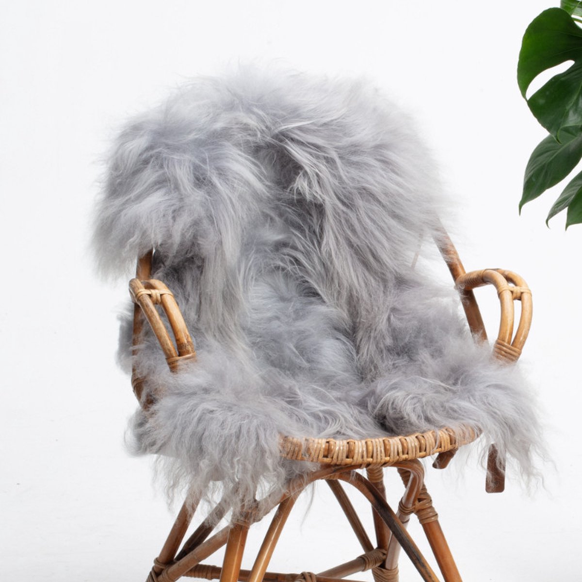 SHEEPY® | Schapenvacht | Svana (Grijs) L (105-110cm) - Sheepy.cc