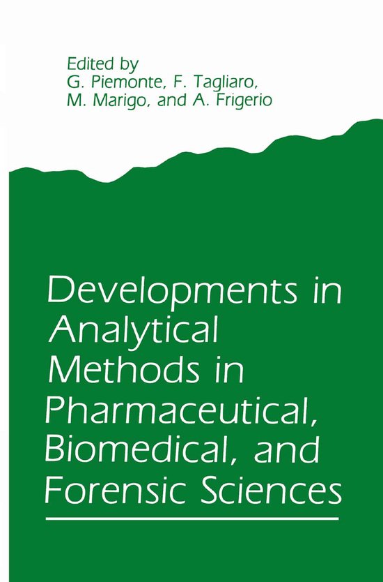 Developments in Analytical Methods in Pharmaceutical, Biomed ... - cover