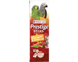 Versele-Laga Prestige Sticks Papegaaien - Vogelsnack - Groente Paardenbloem 140 g 2 stuks