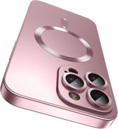 AziLine Magnetische Premium Roze Hoes voor iPhone 16 pro – Stijlvolle Bescherming met Ingebouwde MagSafe en Camera Lens Bescherming Geschikt voor Apple iPhone 16 Pro