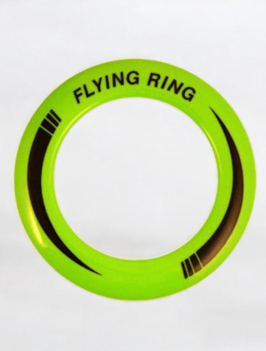 Frisbee met een Diameter van 25 Cm groen