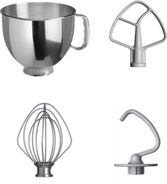 KitchenAid Artisan 5KSM125 keukenmachine 300 W 4,8 l Grijs van KitchenAid — afbeelding 4