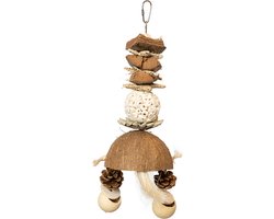 Back Zoo Nature Mixed Tower With Cups - Vogelspeelgoed - 20x11x36 cm Natural