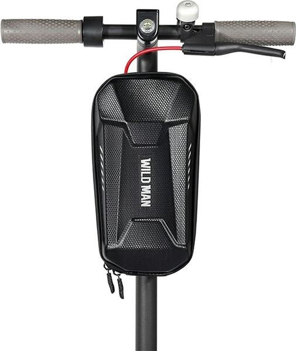 WILDMAN Koffer/houder voor ES8X Plus scooterframetas zwart/zwart