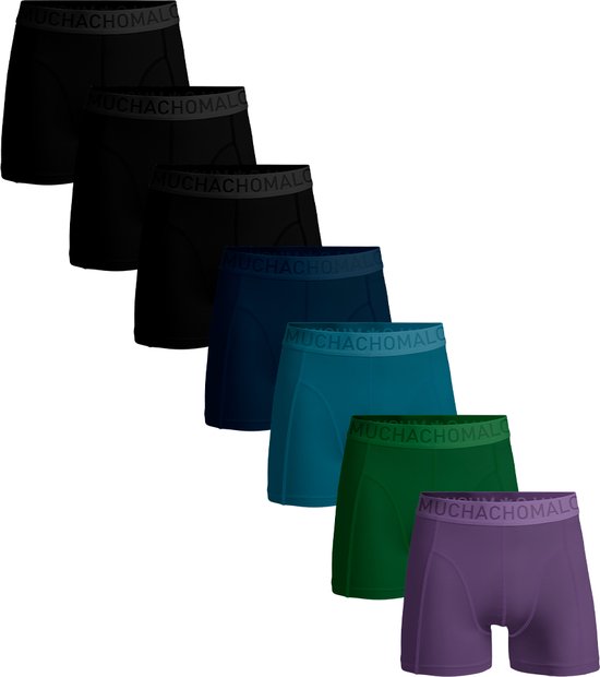 Muchachomalo Heren Boxershorts – 7 Pack – Maat L – 95% Katoen – Mannen Onderbroeken