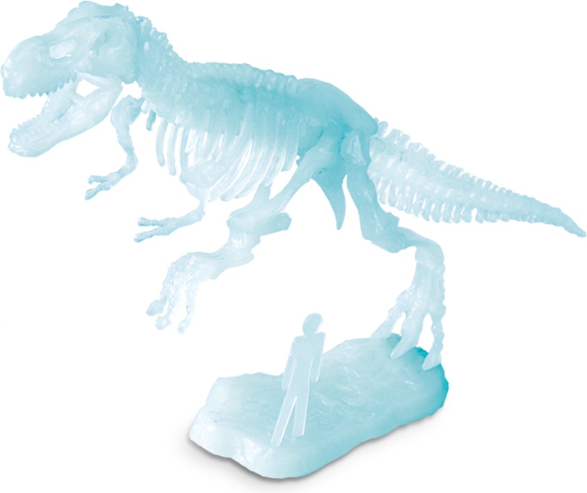 KOSMOS Dig Out Glow in the Dark T-Rex - Opgravingsset - Graaf een Lichtgevend T-Rex Skelet Op - Bouw Zelf een Dino van 13 Botdelen - Inclusief Hamer en Beitel - STEM Speelgoed - Vanaf 7 Jaar — afbeelding 7