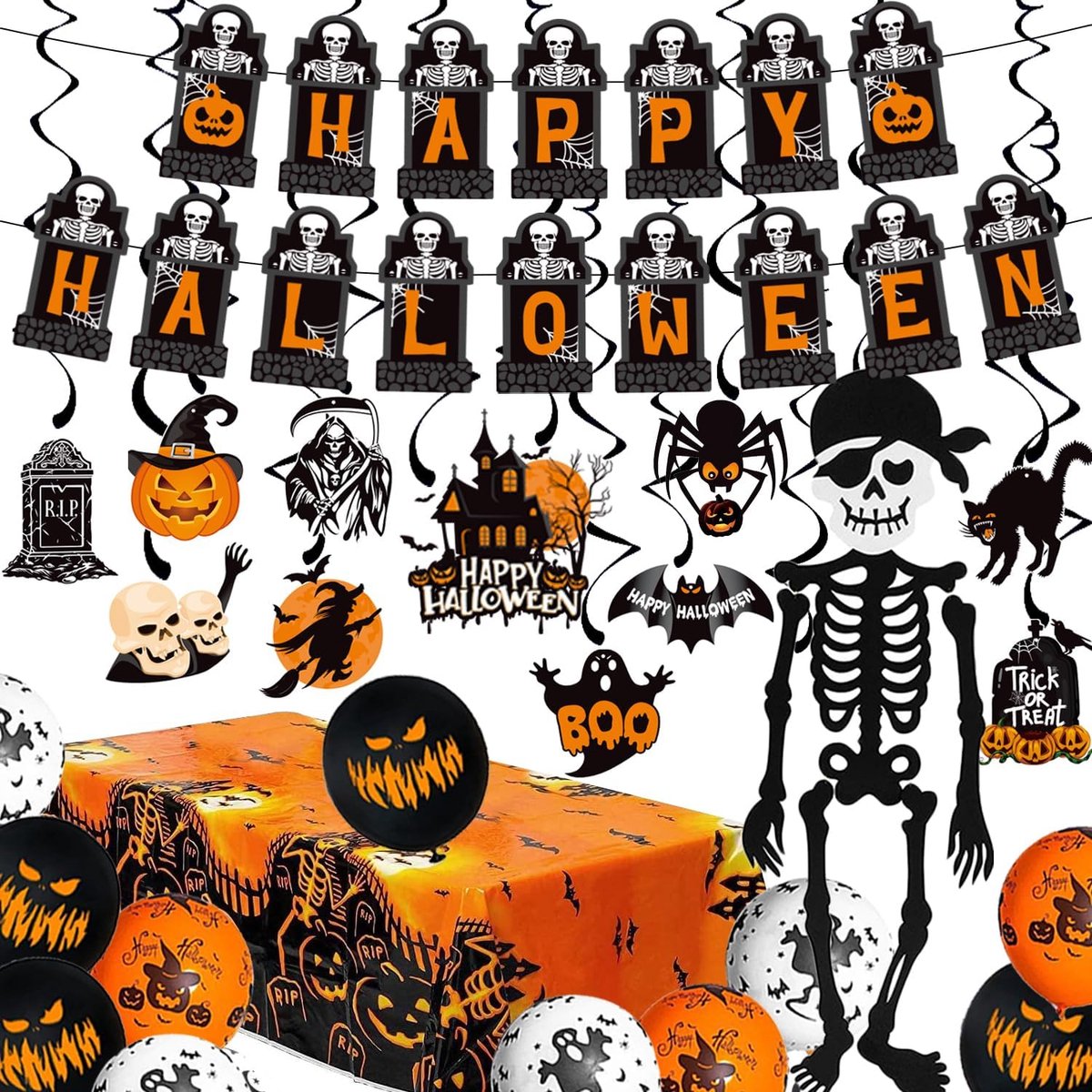 Solacis Halloween Decoratie - Tafelkleed - Halloween versiering - Horror - Eng - Must have voor halloween!