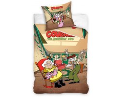 Cartoon Network Dekbedovertrek Courage The Cowardly Dog 140 X 200 Cm - 70 X 90 Cm - Katoen