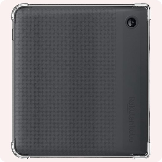 Hoesje Geschikt voor Kobo Libra Colour Shockproof Siliconen Case - Shockbestendige eReader Hoes Geschikt voor Kobo Libra Colour - Transparant van Hoesje  — afbeelding 5