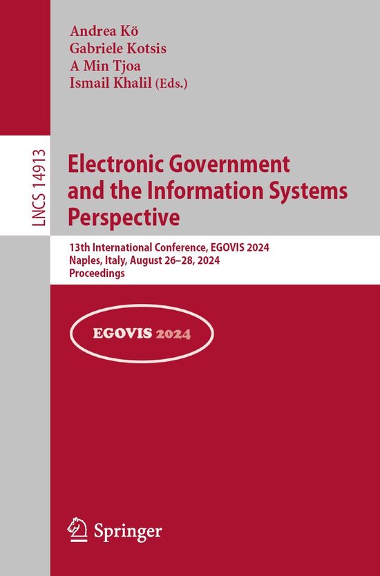 Springer Nature Proceedings Computer Science - Electronic Go ... - cover