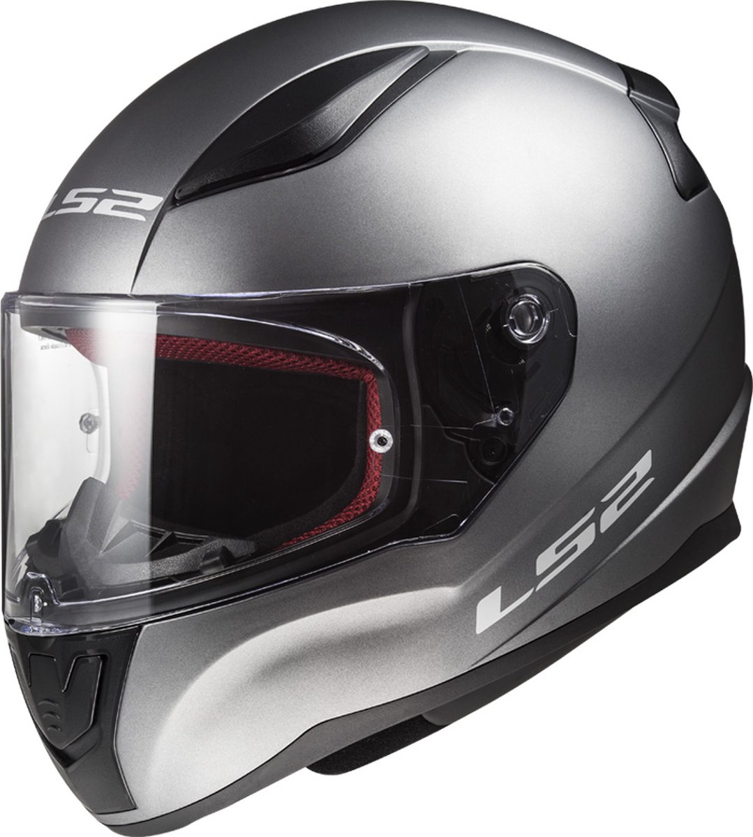 LS2 Helm Rapid II FF353 mat titanium maat XL