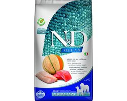 Farmina N&D Ocean Adult Medium & Maxi Hondenvoer - Salmon, Cod & Melon - 2,5 kg
