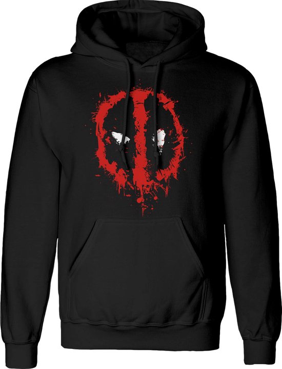 Foto: Marvel deadpool splat zwart unisex hoodie m