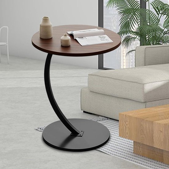 Petite table basse ronde bois cannelle 65x65x40 FANNY | Tables basses Petite table basse ronde bois cannelle 65x65x40 FANNY | Tables basses