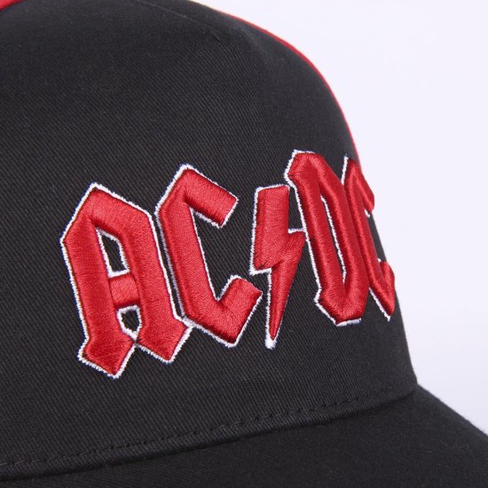 AC/DC - Black And Red Logo Baseball Cap | bol