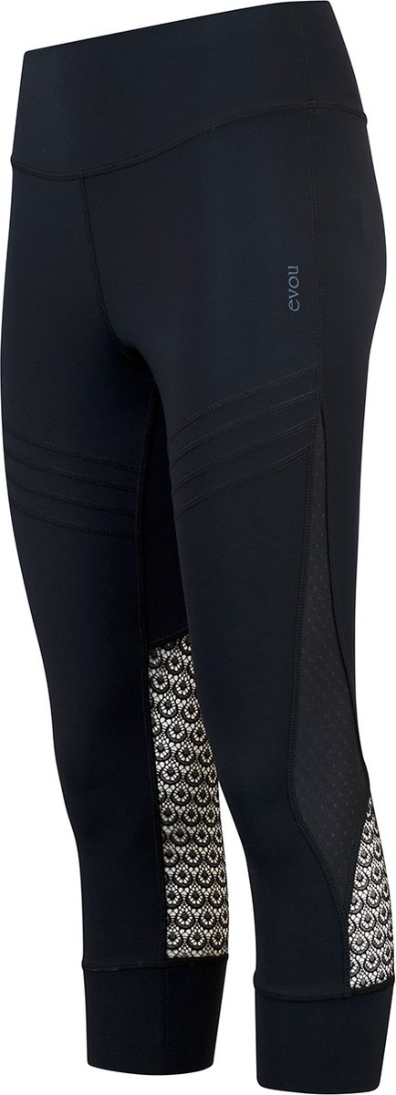 Evou 3/4 legging Frida - Black Edition - maat L