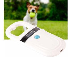 Oplaadbare Microchip Scanner Lezer - Draagbare RFID EMID Reader met Display voor Hond Kat - Huisdier ID Reader 134.2kHz 125kHz