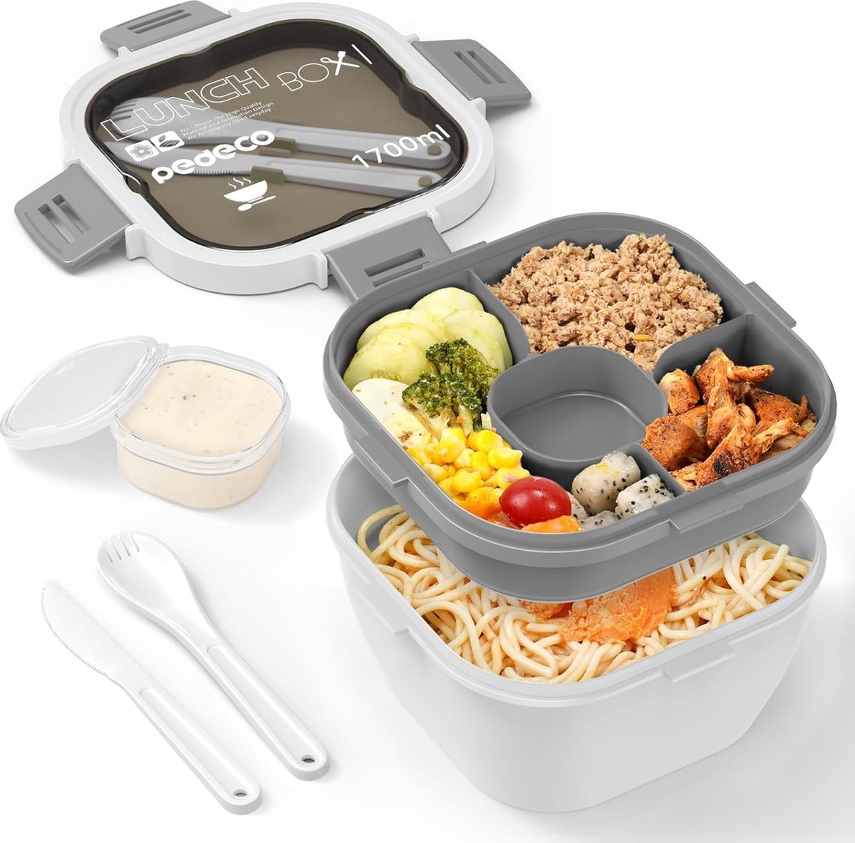 Veelzijdige lunchbox voor onderweg