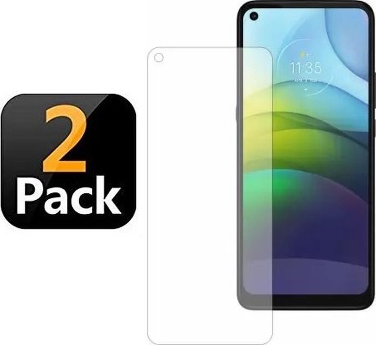 Motorola G9 Power Screenprotector Beschermglas 2x