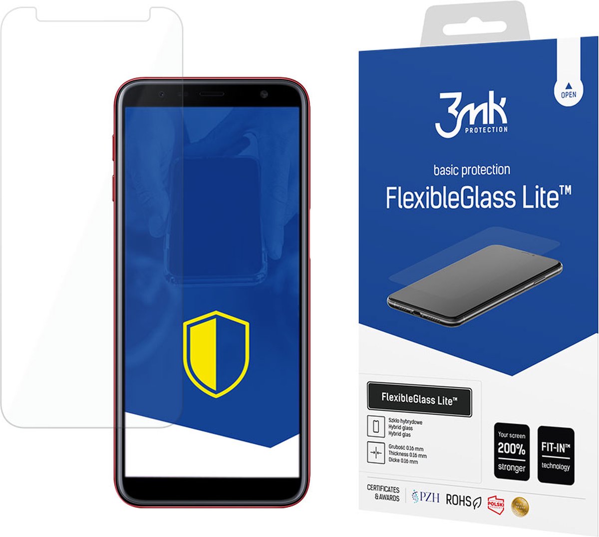 Samsung Galaxy J6 Plus - 3mk FlexibleGlass Lite