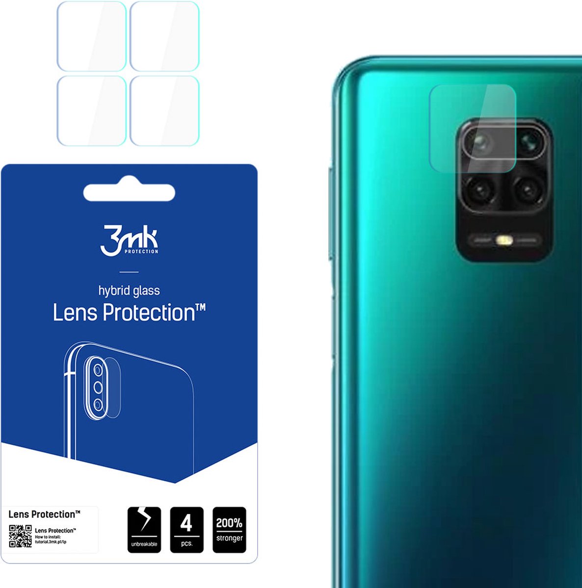 Xiaomi Redmi Note 9 Pro Max - 3mk Lens Protection