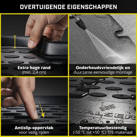 Tapis de coffre XTR adapté pour VW Tiguan II (AD1, AX1) 2016-Aujourd'hui, plancher de chargement supérieur