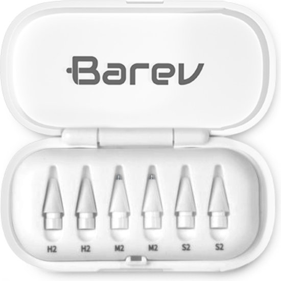 Barev Stylus punten - geschikt ook voor Apple pencil – replacement tip – Vervangende pencil punt - Set van 6