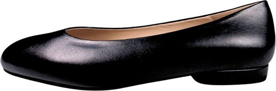 Stravers - Ballerines à talon bas Taille 43 Zwart Cuir souple Femme Grandes Tailles