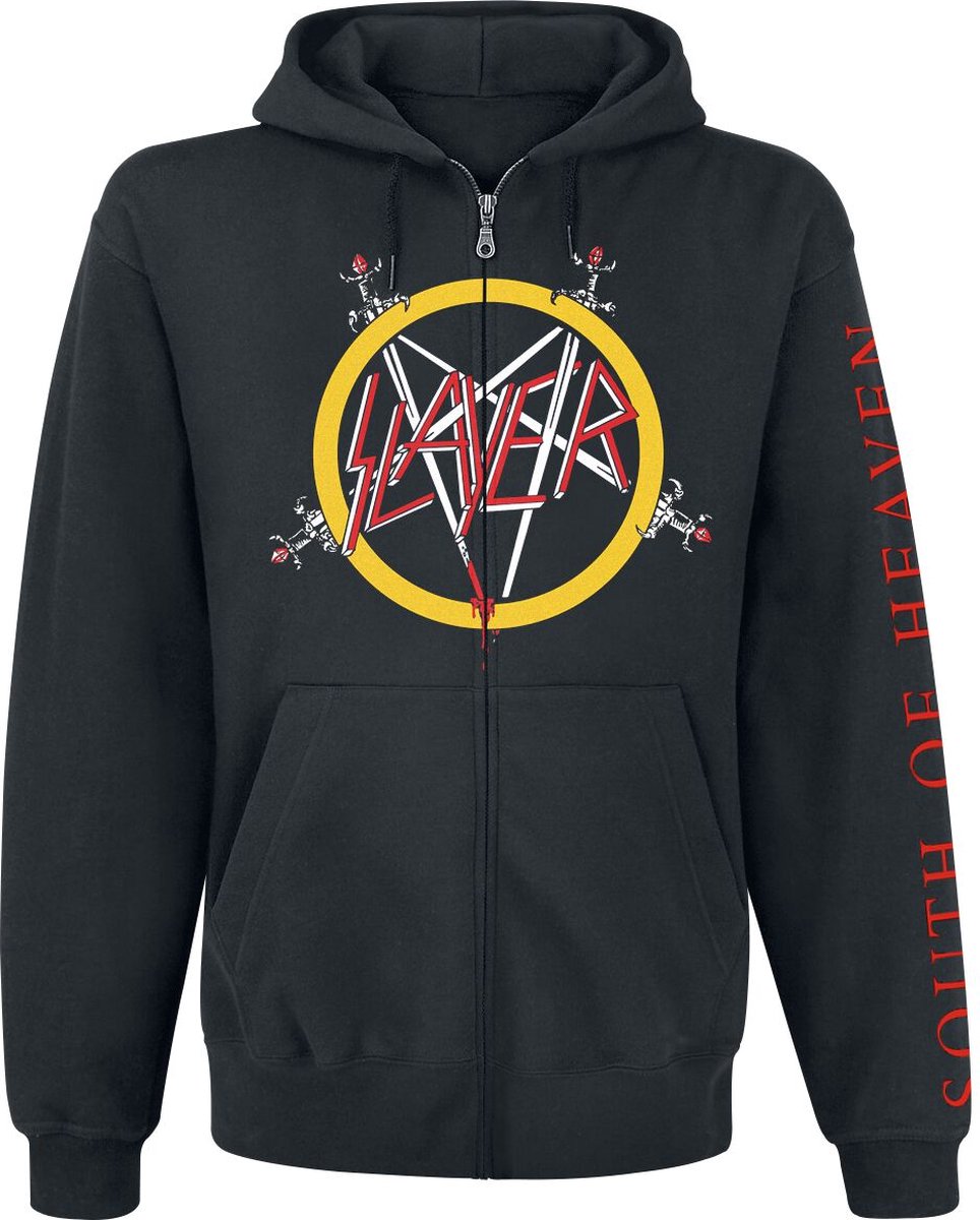 Slayer South of heaven Heren Vest met capuchon - zwart - M